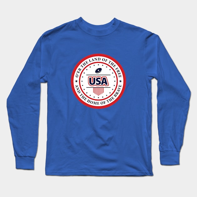 United States of America national anthem - Star Spangled Banner Long Sleeve T-Shirt by stariconsrugby